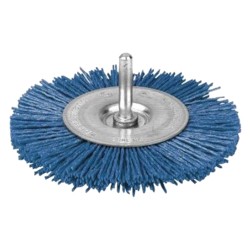 SPAZZOLA CIRCOLARE PER TRAPANO Ã¸ mm 100 - grana 180 (PZ 1)