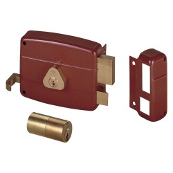 ERRATURA PORTONCINO DA APPLICARE PER LEGNO ART. 50121 'N6' - Sx - E 60 (PZ 1)