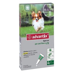 ANTIPARASSITARIO 'ADVANTIX SPOT-ON' 10-25 kg - 4 pipette ml 2,5 (CF 1)