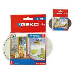 PARAFREDDO IN GOMMA PER PORTE E FINESTRE 'STRIP' mm 9 x mt. 6 marrone (PZ 12)