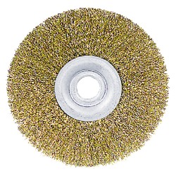 SPAZZOLA CIRCOLARE PER MOLA Ã¸ mm 100 - foro mm 13 - blister (PZ 1)