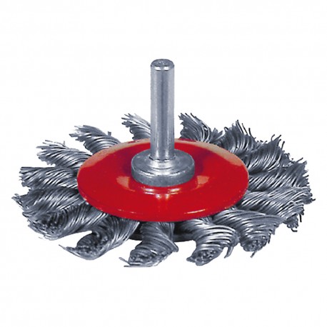 SPAZZOLA CIRCOLARE PER TRAPANO A MAZZETTI RITORTI Ã¸ mm 70 - blister (PZ 1)