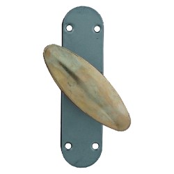 CREMONESE PER INFISSI METALLICI impugnatura in ferro ottonato (PZ 10)