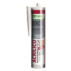 SILICONE ACRILICO EFFETTO RUVIDO 'GEBOSIL' bianco ml 310 (PZ 24)