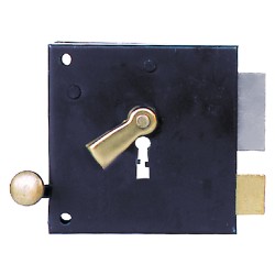 SERRATURA PORTONCINO DA APPLICARE ART. 175 E 50 - scatola mm 100 Dx (PZ 2)