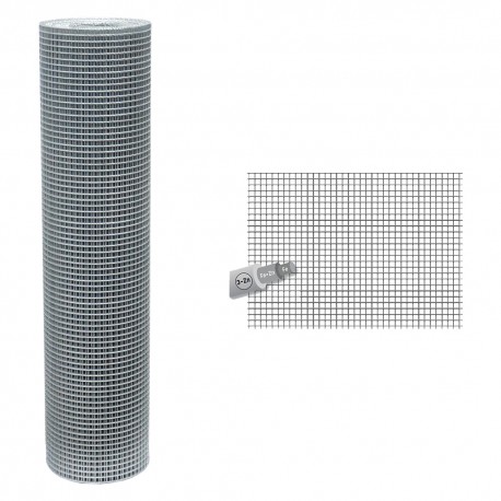 RETE ELETTROSALDATA ZINCATA 50 x 25 Filo Ã˜ mm. 1,8 - H. cm 150 (RT 1)