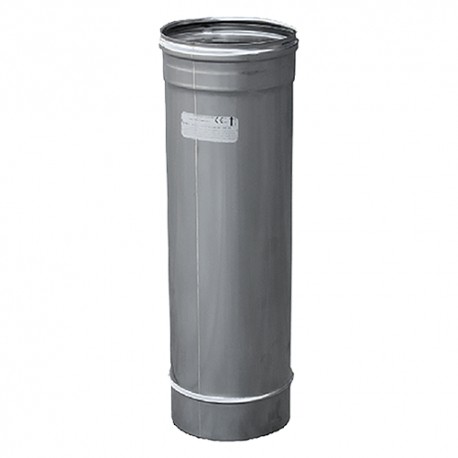 ELEMENTO DIRITTO ACCIAIO D.120 MM.500 INOX