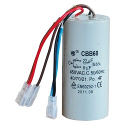 CONDENSATORE per TT 125 - 12,5 mF + 3,5 mF (PZ 1)
