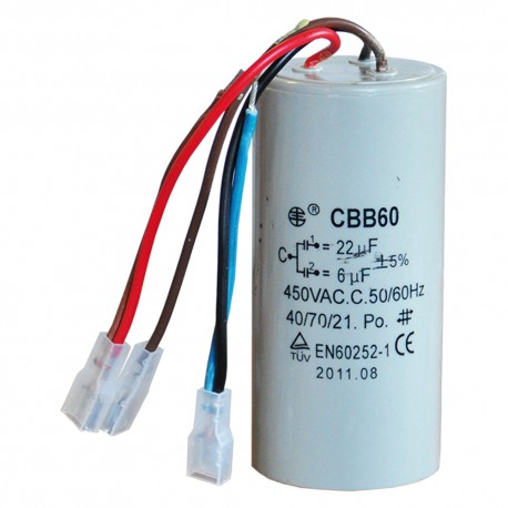 CONDENSATORE per TT 125 - 12,5 mF + 3,5 mF (PZ 1)