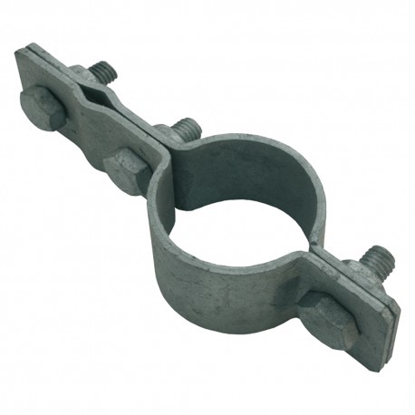MORSETTO PER TUBO CARPENTERIA Ã¸ mm 48 zincato (PZ 1)