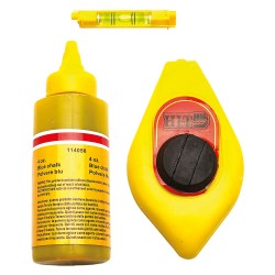TRACCIARIGHE IN KIT CON MINILIVELLA kit mt. 30 e minilivella (PZ 1)