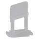 BASE LIVELLANTE CON FERITOIA PER CUNEO H. mm 20 - fuga 1,5 mm - cf. 400 pz (CF 1)