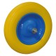 RUOTA POLIURETANICA PER CARRIOLA int. mm 125 - perno corto (PZ 1)