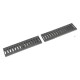 GRIGLIA PLASTICA PER CANALETTA 'TOP' C250 - cm 50 x 12,6 x H. 2,6 (PZ 2)