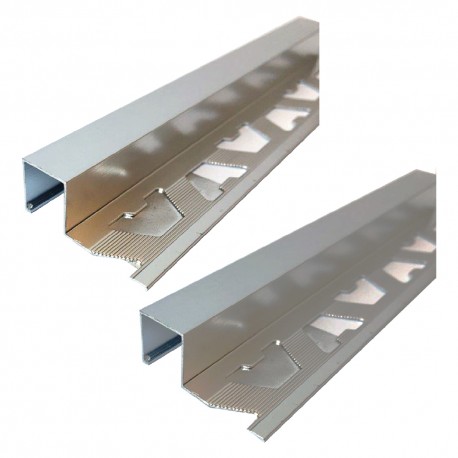 PROFILO JOLLY PER PIASTRELLE mm 10 cm 250 satinato (PZ 15)