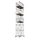TORRE MOBILE IN ACCIAIO 'GIGANTISSIMO' gigantissimo - TM405 (PZ 1)