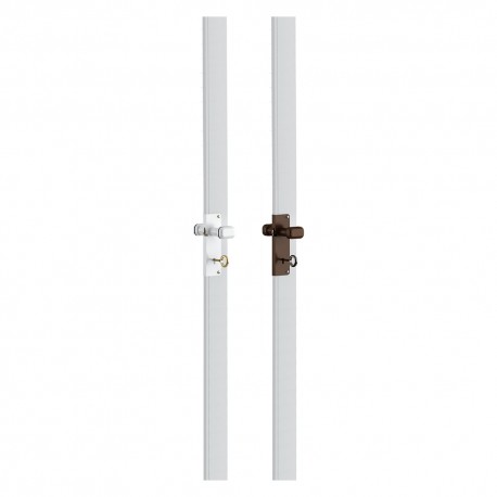 PORTA MANIGLIA CON DOGA PLASTICA colore marrone noce (PZ 1)