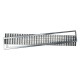 GRIGLIA RETTANGOLARE cm 25 x 100 (L x L) (PZ 1)
