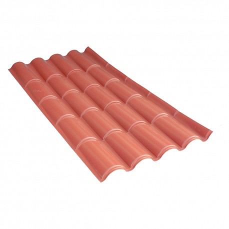 LASTRA COPPO 'POLIMCRYL' cm 85 x 175 rosso mattone (PZ 1)