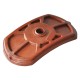 CAPPELLOTTO PER LASTRA COPPO 'POLIMCRYL' mm 70 x 40 terracotta (PZ 100)