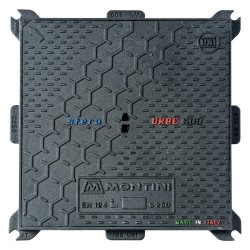 CHIUSINO IN GHISA CLASSE C250 URBE - 30 x 30 - Kg 7 (PZ 1)