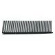 FERMAPASSERI SOTTOTEGOLA IN PLASTICA cm 50 x h.15 (PZ 20)