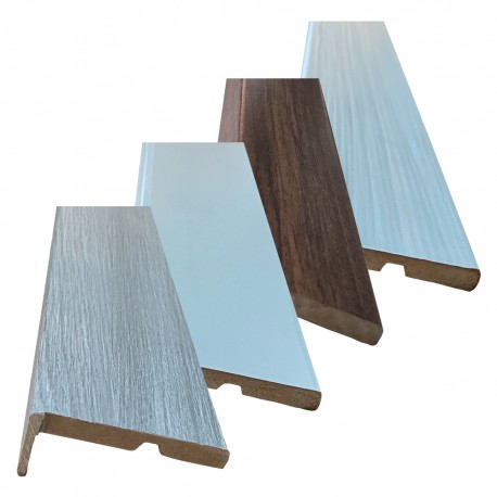 COPRIPROFILO LAMINATO LISCIO col. micro grigio (PZ 1)