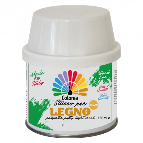 STUCCO PER LEGNO 'COLOREA' ml 150 - chiaro (PZ 1)