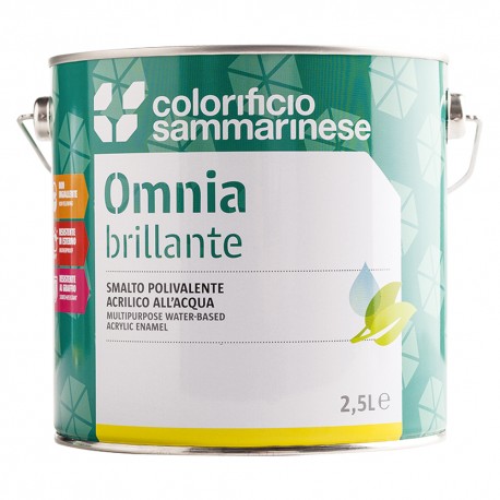 SMALTO ALL'ACQUA 'OMNIA' Lt. 0,750 Giallo brillante (PZ 6)