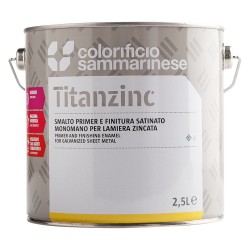SMALTO SINTETICO RIEMPITIVO 'TITANZINC' Lt. 0,750 Rosso (PZ 6)