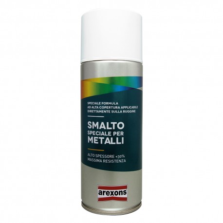 SMALTO SPRAY SPECIALE METALLI ml. 400 - bianco ghiaccio brillante (PZ 1)