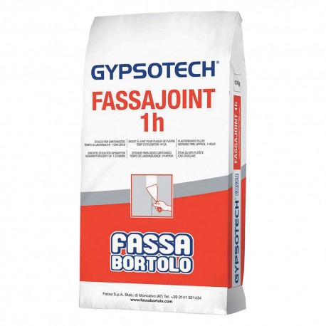 STUCCO IN POLVERE PER CARTONGESSO 'FASSAJOINT 1 H' Kg. 5 (PZ 1)