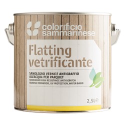 FLATTING ALL'ACQUA 'SANOLEGNO' Lt. 0,750 - trasparente satinata (PZ 6)