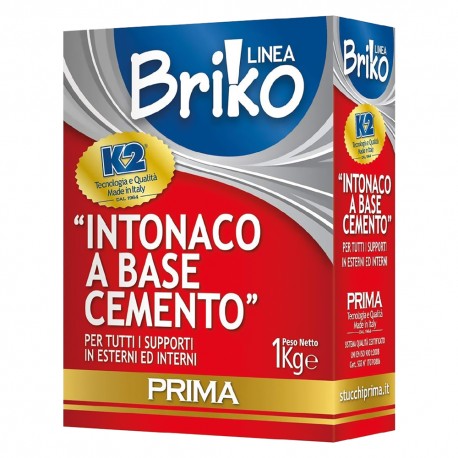INTONACO CEMENTO 'BRIKO K2' Kg. 1 - in scatola (PZ 12)
