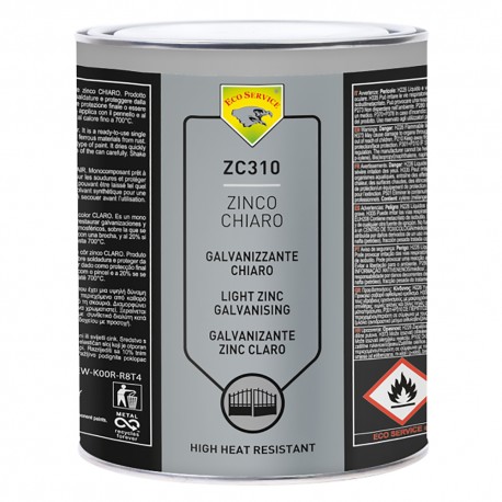 ANTIRUGGINE PROTETTIVA 'ZINCO CHIARO' kg. 4 - liquido (PZ 1)