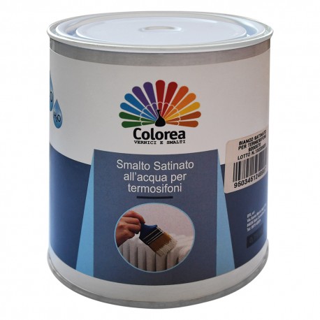 SMALTO PER CALORIFERI 'COLOREA' ml. 750 bianco satinato (PZ 6)