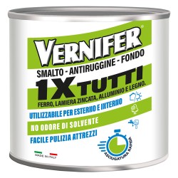 VERNICE ANTIRUGGINE ACRILICA 'VERNIFER 1 X TUTTI' Ml. 500 - grigio medio brillante (4607) (PZ 1)