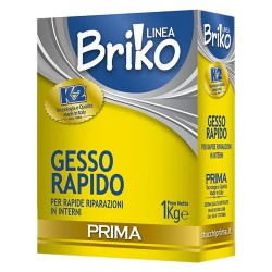 GESSO MURARIO RAPIDO 'BRIKO K2' Kg. 1 - scatola (PZ 12)