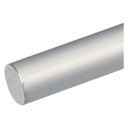 PROFILO PER FAI DA TE TIPO TONDO PIENO Ã˜ mm 10 - mt 1 col.argento (PZ 8)