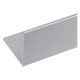 PROFILO PER FAI DA TE ANGOLARE mm 10 x 10 x 1 - mt 2 col.argento (PZ 8)