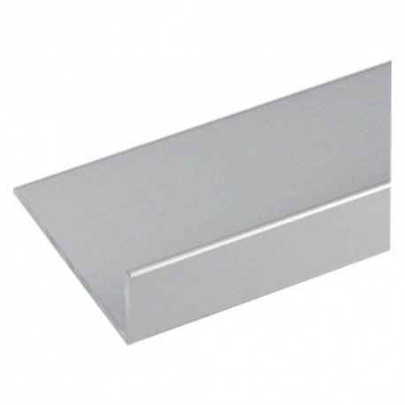 PROFILO PER FAI DA TE ANGOLARE TIPO 'L' mm 15 x 10 x 1 - mt 2 col.argento (PZ 10)