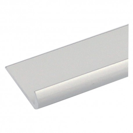 PROFILO PER FAI DA TE TIPO 'UNGHIETTA' mm 22 x 1 - mt 2 col.argento (PZ 15)