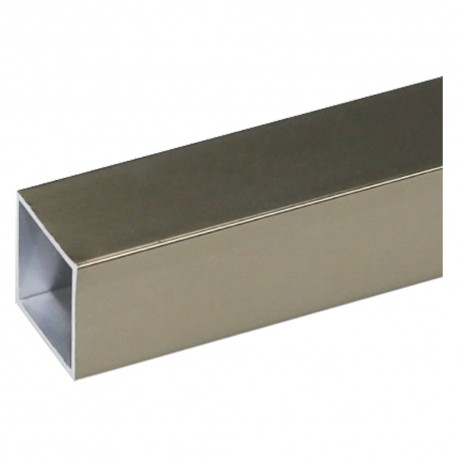 PROFILO PER FAI DA TE QUADRO mm 10 x 10 x 1 - mt 2 col.argento (PZ 8)