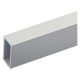 PROFILO PER FAI DA TE TUBO RETTANGOLARE mm 20 x 10 x 1 - mt 2 col.argento (PZ 8)