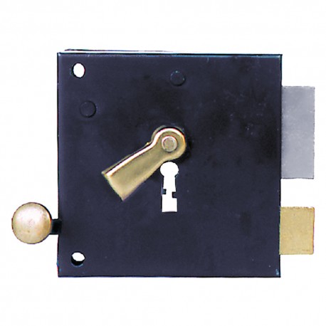 SERRATURA PORTONCINO DA APPLICARE ART. 175 E 40 - scatola mm 80 Dx (PZ 2)