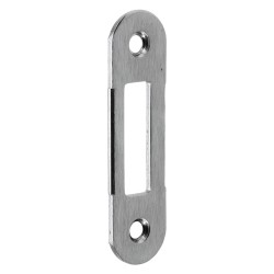 CONTROPIASTRA PER SERRATURA 'PATENT CENTRO' B.T. cromo opaco - interasse 90 mm (PZ 1)