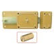 SERRATURA FERROGLIETTO 'P-CF' P60 - 6 mand.E50 Dx solo catenaccio (PZ 2)