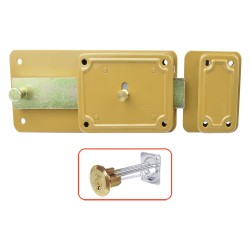 SERRATURA FERROGLIETTO 'P-CS' P60 - 6 mand.E40 Dx solo catenaccio (PZ 2)
