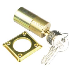 CILINDRO TONDO PER SERRATURA DA APPLICARE Ã˜ 25 mm. (PZ 1)