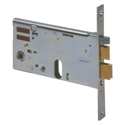 SERRATURA ELETTRICA DA INFILARE PER ALLUMINIO ART. 14460/14461 14461 E70 frontale mm 20 (PZ 1)